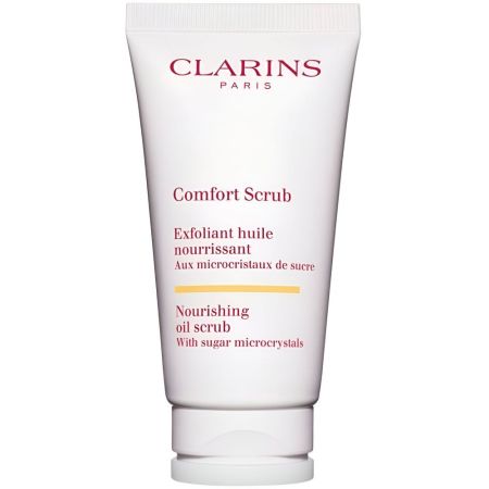 Clarins Comfort Scrub Exfoliant Huile Nourrissant Exfoliante facial nutritivo limpia en profundidad con microcristales de azúcar 50 ml
