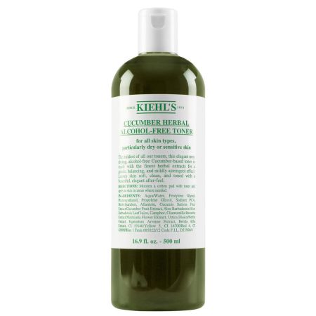 Kiehl'S Cucumber Herbal Alcohol-Free Toner Tónico natural y sin alcohol alivia tonificando la piel de manera fresca e hidratante 250 ml