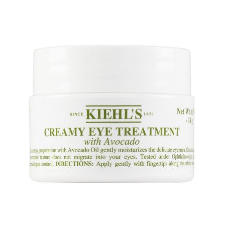 Kiehl'S Creamy Eye Treatment With Avocado Contorno de ojos hidratante con textura rica y cremosa restaura los lípidos de la barrera cutána