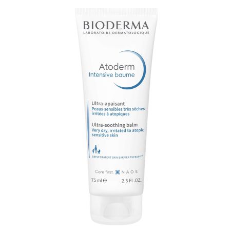 Bioderma Atoderm Intensive Baume Ultra-Apaisant Facial Bálsamo facial cuidado intensivo reparador antiprurito ultracalmante y ultranutritivo 75 ml