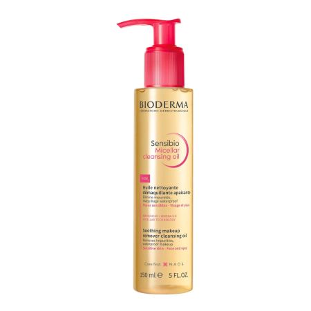Bioderma Sensibio Micellar Cleansing Oil Aceite micelar nutre calma limpia las impurezas y elimina maquillaje persistente 150 ml