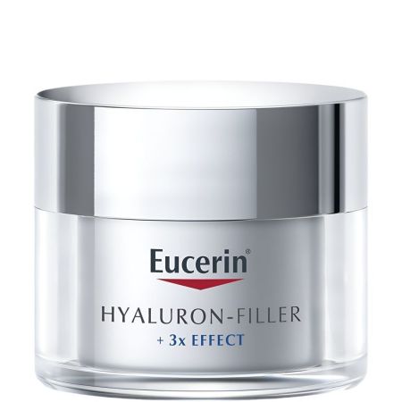Eucerin Hyaluron-Filler +3x Effect Día Spf 15 Crema de día antiedad rellena arrugas estimula y protege con ácido hialurónico para aspecto rejuvenecido 50 ml