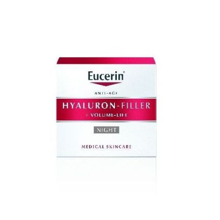 Eucerin Hyaluron-Filler+Volume-Lift Night Crema de noche antiedad combate la flacidez y la reducción del volumen 50 ml