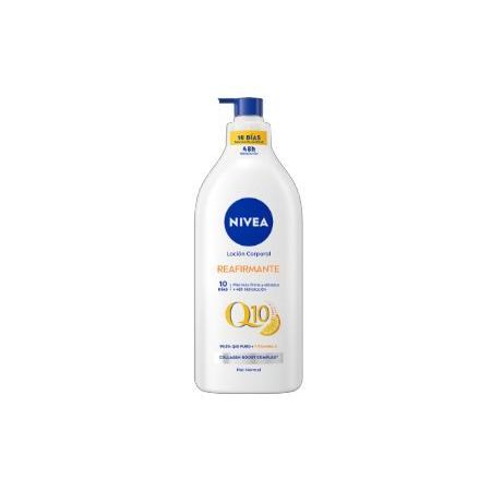 Nivea Q10 Plus Vitamina C Reafirmante Body Lotion Piel Normal Loción corporal reafirma y mejora la elasticidad ofreciendo piel firme 48 horas con agradable aroma