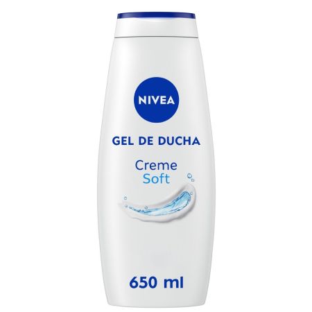Nivea Creme Soft Gel De Ducha Gel de ducha piel suave y cuidada fragancia suave 650 ml