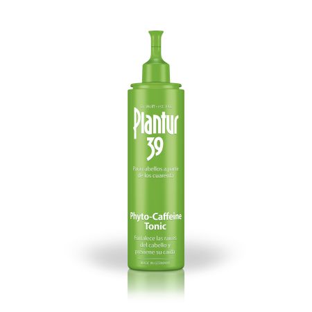 Plantur 39 Phyto-Caffeine Tonic Tónico anticaída fortalece las raíces del cabello y previene su caída en la menopausia 200 ml