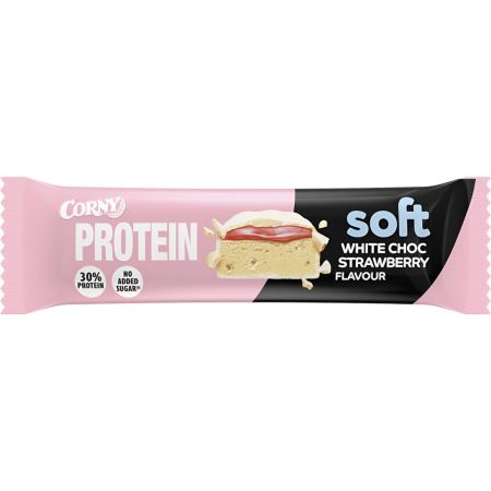 Corny Barrita 30% Protein 0% Added Sugar Soft White Choc Barrita de proteínas con edulcorantes perfecto como fuente de energía durante el día 45 gr