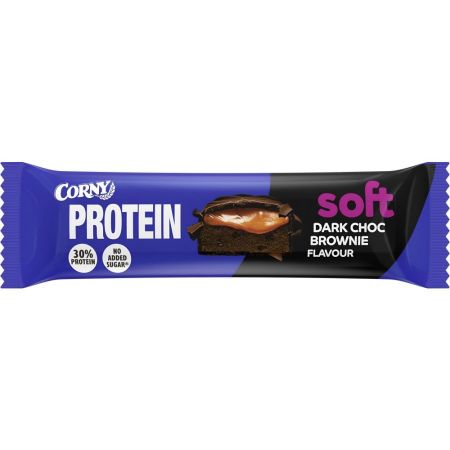 Corny Barrita 30% Protein No Added Sugar Soft Brownie Barrita de brownie para tomar cuando y dónde quieras perfecto como fuente de energía durante el día 45 gr