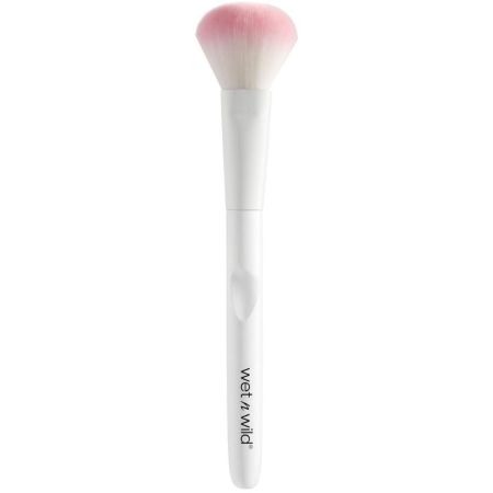 Wet N Wild Powder Brush Brocha de maquillaje para polvos cerdas suaves y curvadas para aplicación perfecta