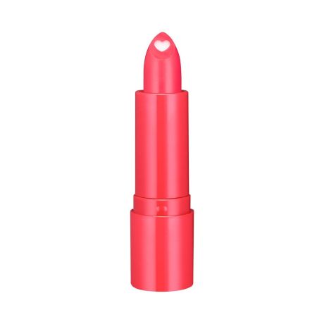 Essence Heart Core Fruity Lip Balm Bálsamo labial ofrece cobertura ligera y aroma afrutado dejando un suave brillo