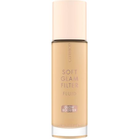 Catrice Soft Glam Filter Fluid Glow Booster Fluido intensificador del brillo hidratante rostro suave perfecto y resplandeciente