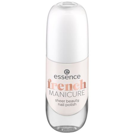 Essence French Manicure Sheer Beauty Nail Polish Esmalte de uñas proporciona una base natural de larga duración