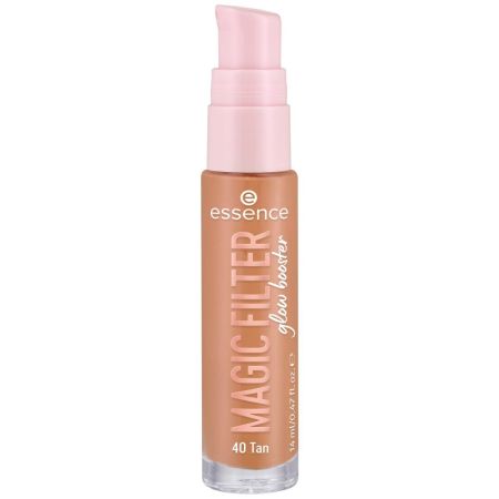 Essence Magic Filter Glow Booster Base de maquillaje iluminadora de cobertura ligera rostro perfecto y aterciopelado