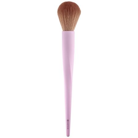 Essence Brush & Highlighter Brush Brocha de maquillaje para colorete e iluminador con cerdas suaves y mango de tacto sedoso