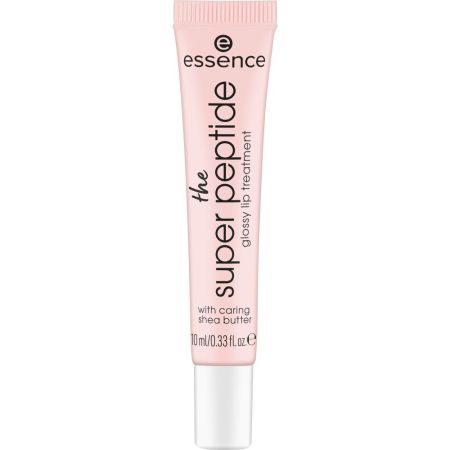 Essence The Super Peptide Glossy Lip Treatment Tratamiento labial de color transparente hidrata en profundidad para labios brillantes y suaves