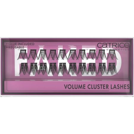 Catrice Faked Volume Cluster Lashes Pestañas postizas individuales ultraligeras y reutilizables acabado natural y llamativo