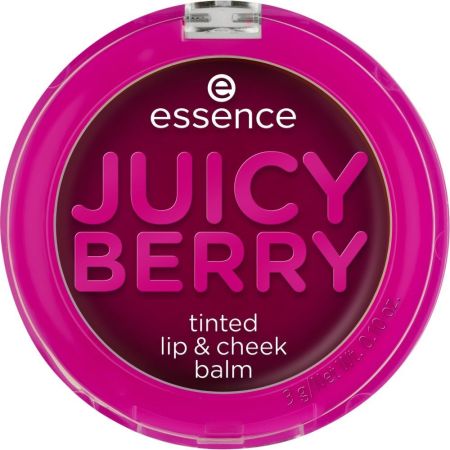 Essence Juicy Berry Tinted Lip & Cheek Balm Bálsamo para labios y mejillas con color adaptable al ph y aroma a bayas dulces