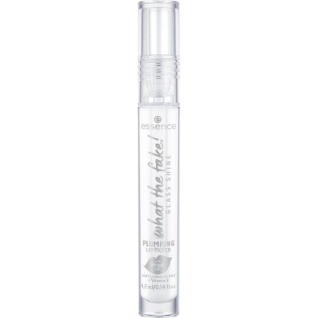 Essence What The Fake! Glass Shine Plumping Lip Filler Brillo de labios hidratante con efecto refrescante labios más gruesos y voluminosos