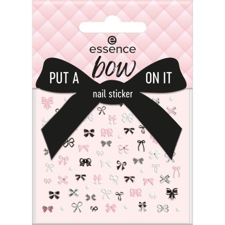 Essence Put A Bow On It Nail Sticker Pegatinas decorativas para uñas con variedad de formas y diseños crea looks atrevidos y divertidos