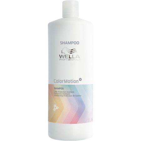 Wella Professionals Colormotion+ Shampoo Champú hidratante fija el color e intensifica el brillo para pelo teñido seco y dañado