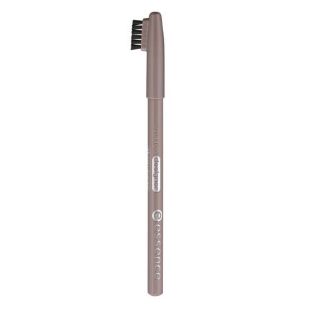 Essence Eyebrow Designer Lápiz de cejas con cepillo vegano ligeramente inclinado para un acabado perfecto y definido