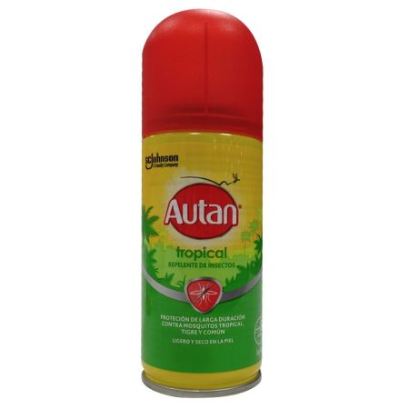 Autan Tropical Repelente De Insectos Repelente de insectos hasta 8 horas de duración 100 ml