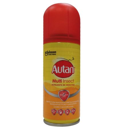 Autan Multi Insect Repelente De Insectos Spray Repelente de insectos con triple acción para evitar picaduras 100 ml