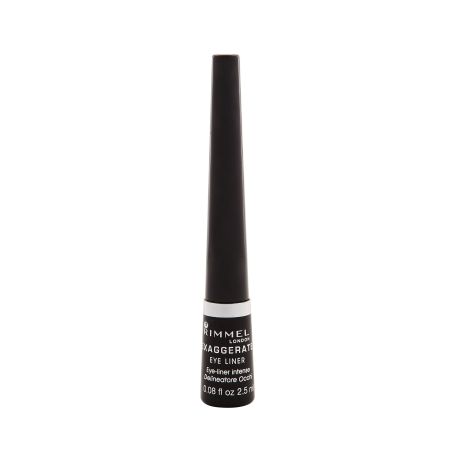 Rimmel London Exaggerate Eye Liner Delineador de ojos líquido resistente al agua de gran precisión para una mirada impactante