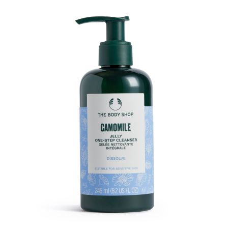 The Body Shop Camomile Jelly One-Step Cleanser Mascarilla iluminadora despierta con una luminosidad de película 245 ml