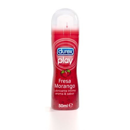 Durex Fresa Lubricante Lubricante sin azúcar suaviza la sequedad vaginal y facilita la penetración 50 ml