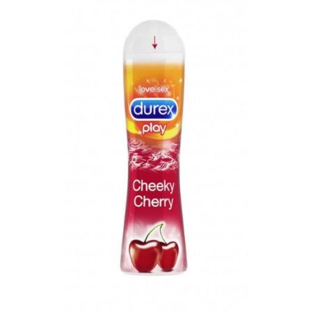 Durex Cherry Lubricante Lubricante íntimo mejora la intimidad de las relaciones son sabor y aroma 50 ml