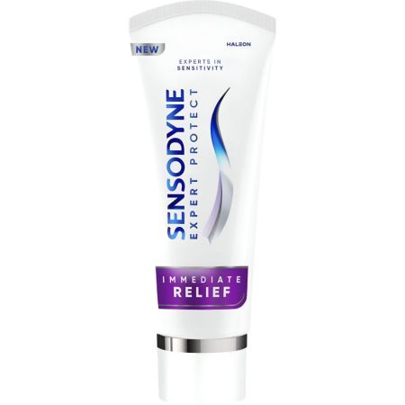 Sensodyne Dentífrico Expert Protect Immediate Relief Pasta de dientes proporciona un alivio inmediato al dolor causado por dientes sensibles 75 ml