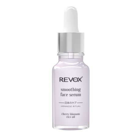 Revox Japanese Ritual Smoothing Face Serum Sérum alisa y levanta instantáneamente la piel del rostro con flor de cerezo 20 ml