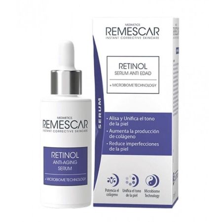 Remescar Retinol Serum Anti Edad Sérum antiedad alisa unifica el tono y reduce imperfecciones 30 ml