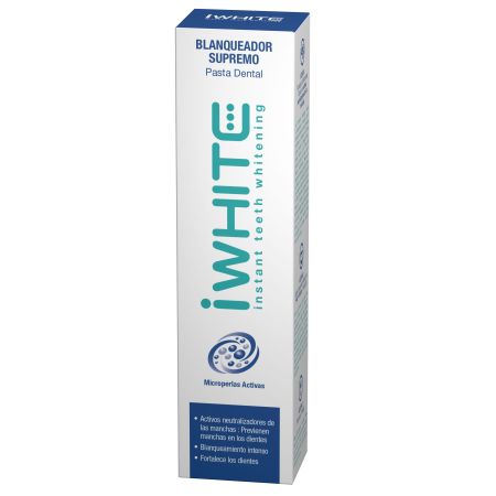 Iwhite Blanqueador Supremo Pasta Dental Pasta de dientes blanquea intensamente previene manchas y fortalece 75 ml