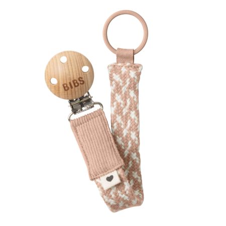 Bibs Broche Con Pinza Broche pinza trenzado para chupete de algodón orgánico