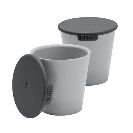 Bibs Juego De Vasos Juego de vasos con tapa para guardar las sobras en la nevera