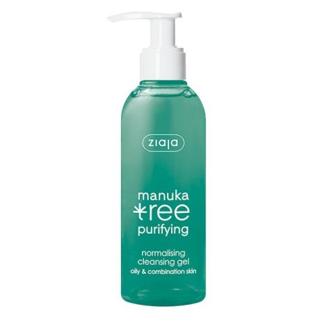 Ziaja Manuka Gel Limpiador Purificante Gel limpiador purificante vegano  limpia calma hidrata y suaviza 200 ml