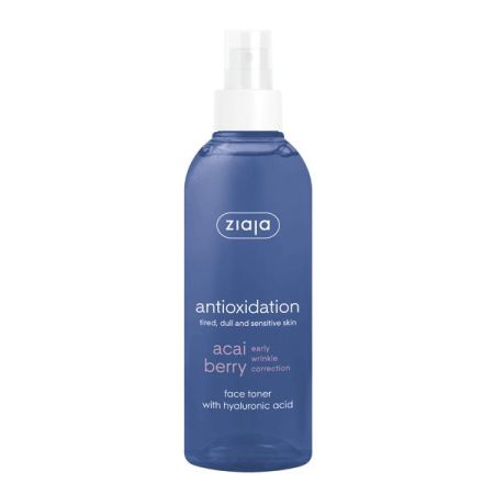 Ziaja Acai Tónico Facial Antioxidante Tónico facial vegano hidrata y tonifica con ácido hialurónico 200 ml