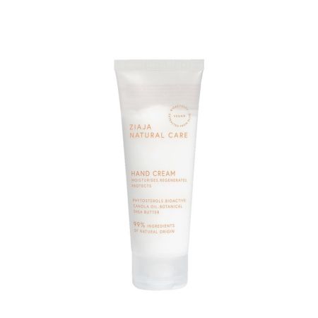 Ziaja Natural Care Crema De Manos Hidratante Crema de manos y uñas vegana hidratante regenerante y protectora 75 ml