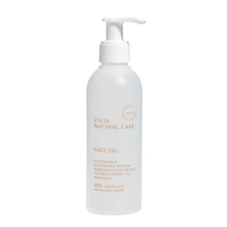 Ziaja Natural Care Gel Limpiador Facial Gel limpiador vegano elimina suavemente el sebo y las impurezas 190 ml