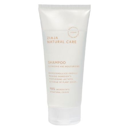 Ziaja Natural Care Champú Hidratante Champú vegano limpia e hidrata delicadamente ofrece frescura y fragancia 200 ml