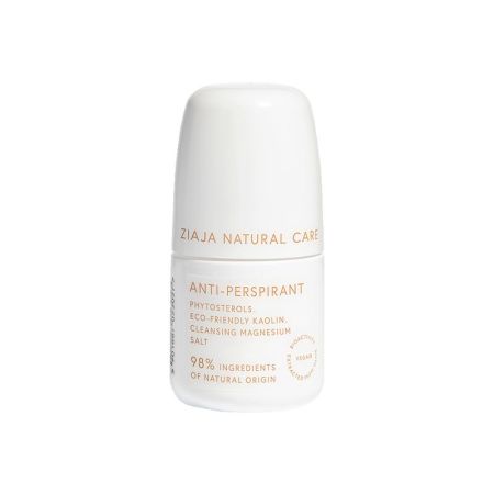 Ziaja Natural Care Antitranspirante Desodorante Roll-On Desodorante vegano antitranspirante con fórmula innovadora mineral 60 ml