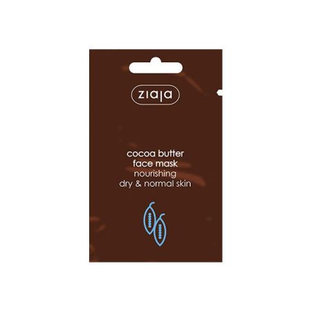 Ziaja Manteca De Cacao Mascarilla Facial Nutritiva Mascarilla facial vegana nutritiva regenera la piel y reduce visiblemente rojeces 7 ml