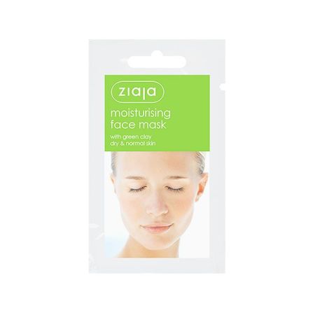 Ziaja Arcilla Verde Mascarilla Facial Hidratante Mascarilla facial vegana hidrantante con arcilla verde ofrece una regeneración rápida 7 ml