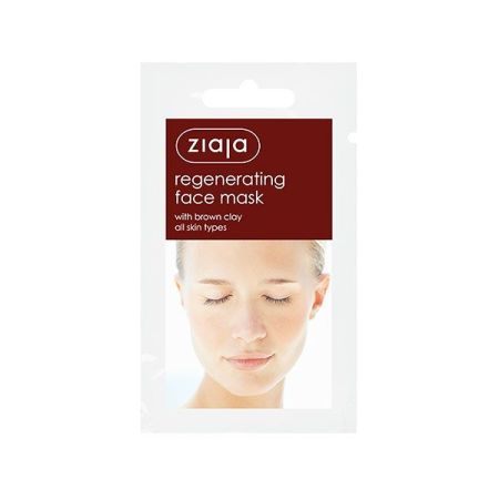 Ziaja Arcilla Marrón Mascarilla Facial Regeneradora Mascarilla regeneradora suaviza líenas regenera y suaviza la epidermis 7 ml