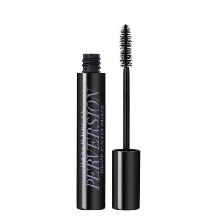 Urban Decay Perversion Bigger Blacker Badder Máscara de pestañas vegana con cepillo voluminizador separa y define para acabado limpio y sin grumos