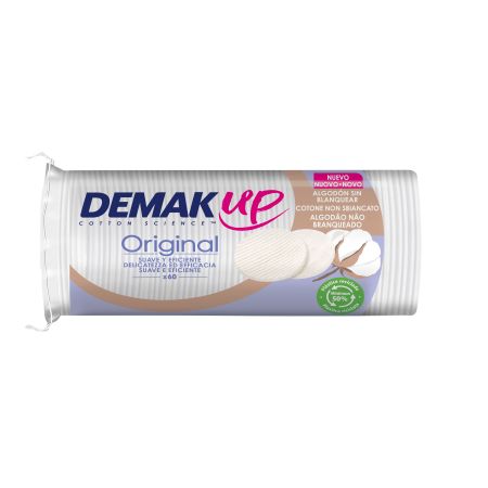 Demak-Up Discos Desmaquillantes Original Redondos Discos desmaquillantes elimina con suavidad hasta los últimos residuos 60 uds