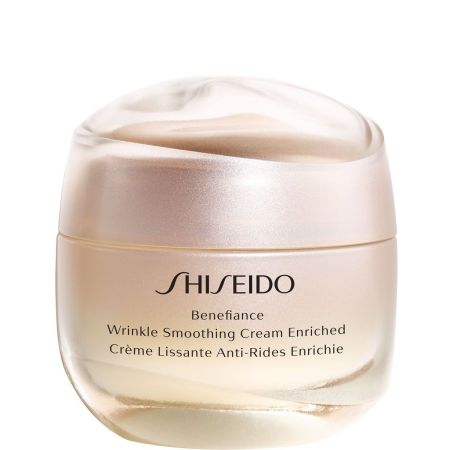 Shiseido Benefiance Wrinkle Smoothing Cream Enriched Crema de día y noche enriquecida antiedad restaura y repara líneas y arrugas piel más joven