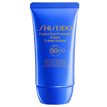 Shiseido Expert Sun Protector Crème Solaire Spf 50+ Crema solar facial resistente al agua de textura ligera mantiene la hidratación para piel tersa y rellena 50 ml